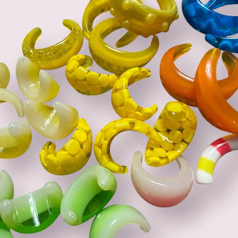 Large 80 Piece Plus Hardware Plastic Colorful Earring Making Kit